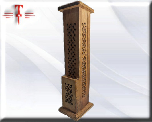 Incensario madera vertical