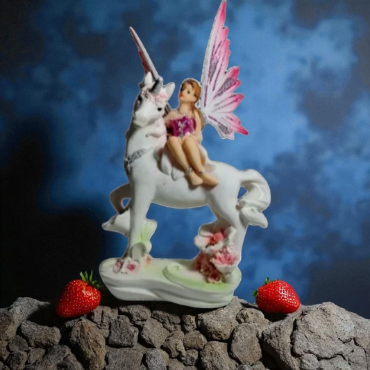 Hada en unicornio , Mitos y leyendas , fantasía , Folklore