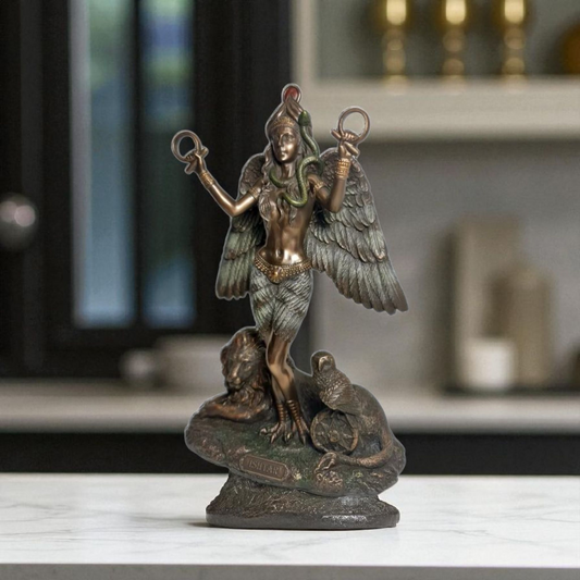 Statue des Gottes Dagda, mythologische Götter, esoterische und religiöse Gegenstände, handbemalt