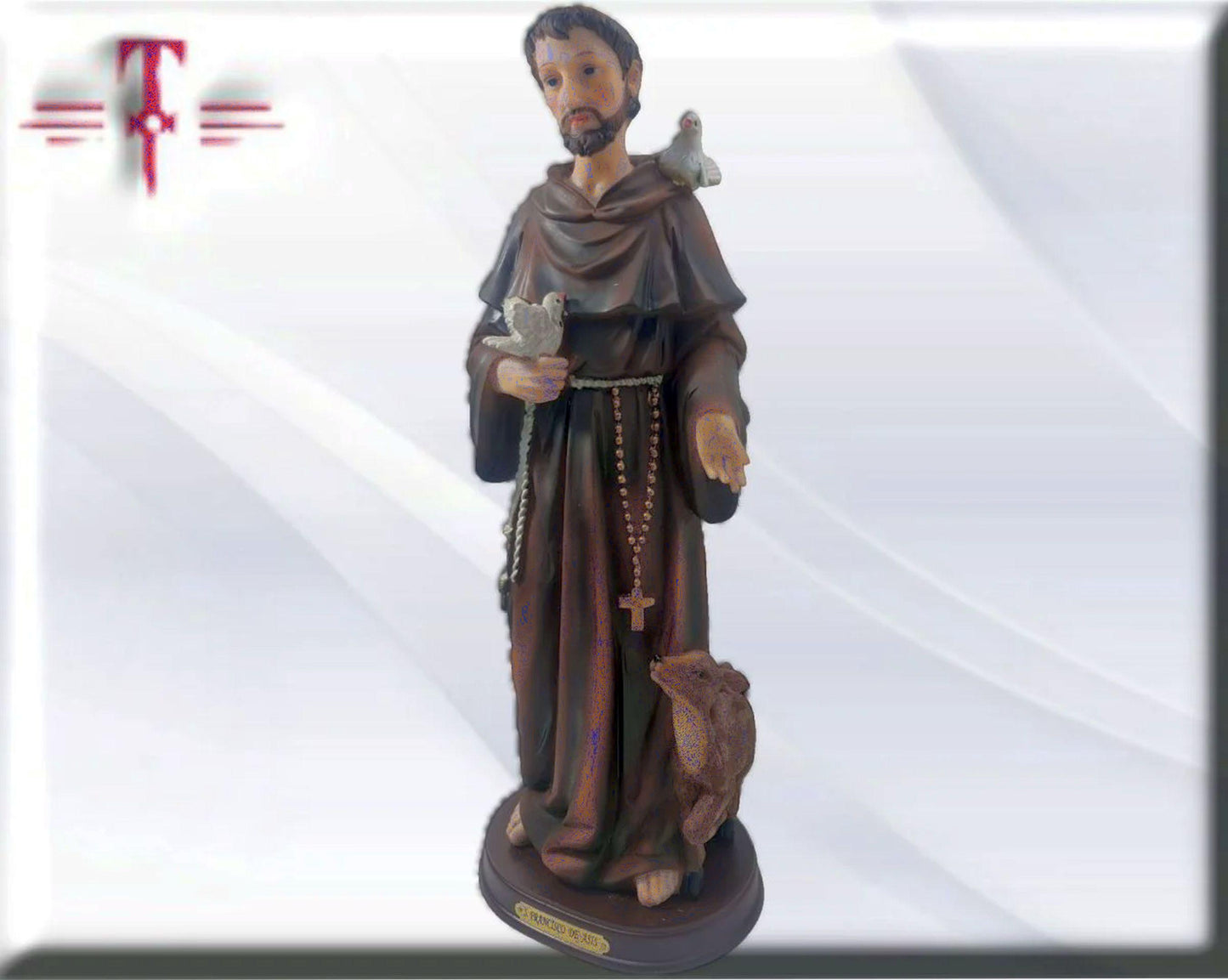 San Francisco de Asis 32cm , Santos y Vírgenes católicos , productos Religiosos