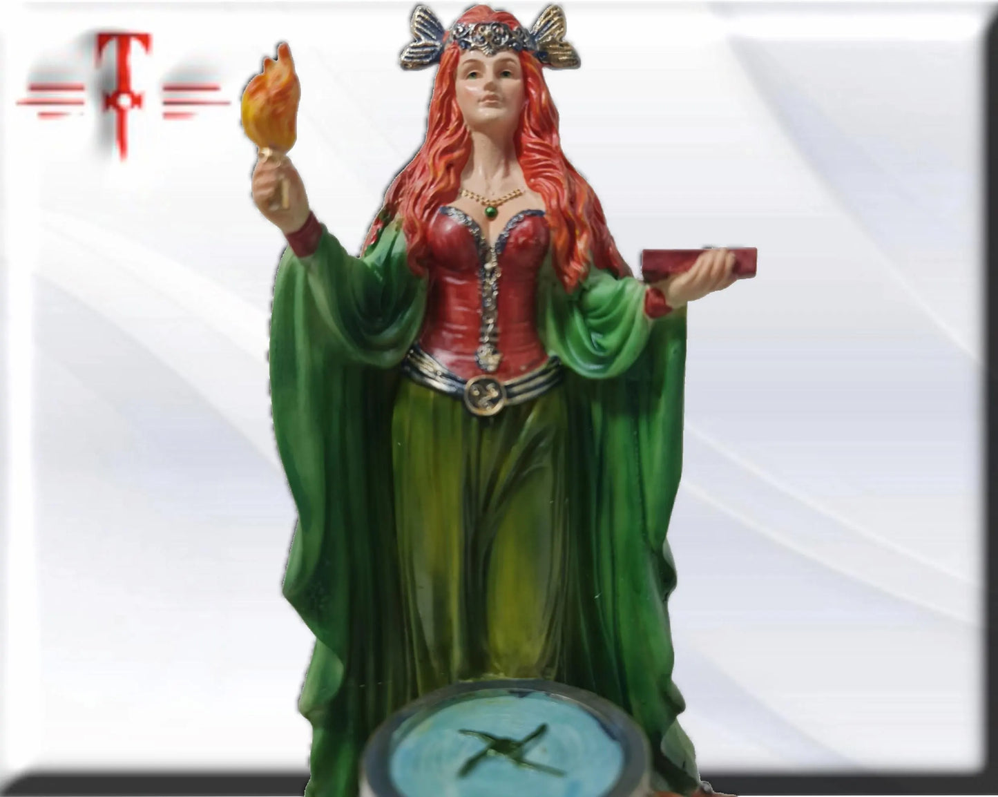 Estatua Diosa Brigid , dioses mitologicos , articulos esotéricos y religiosos