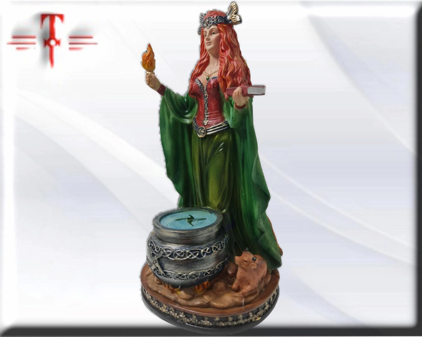 Estatua Diosa Brigid , dioses mitologicos , articulos esotéricos y religiosos