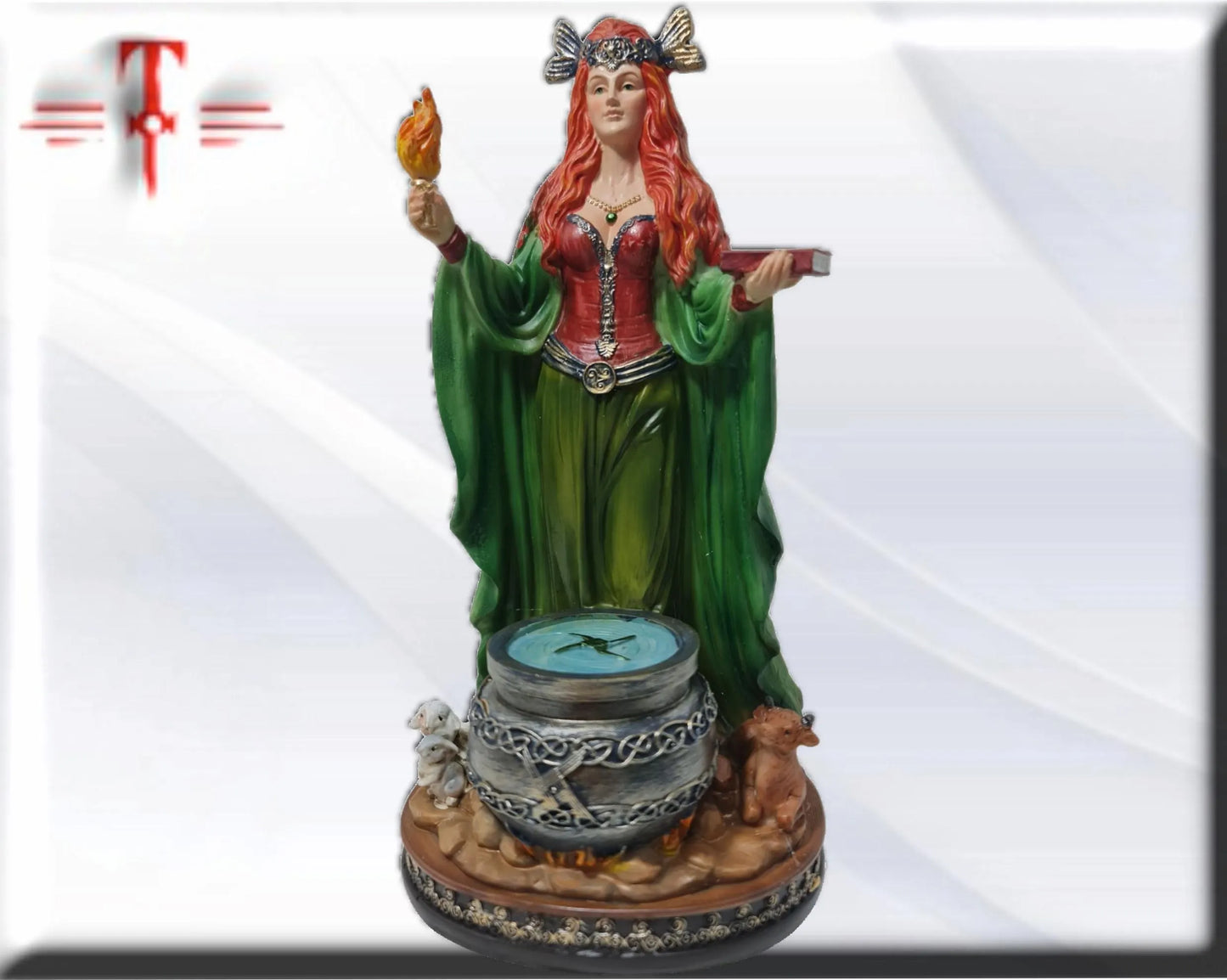 Estatua Diosa Brigid , dioses mitologicos , articulos esotéricos y religiosos