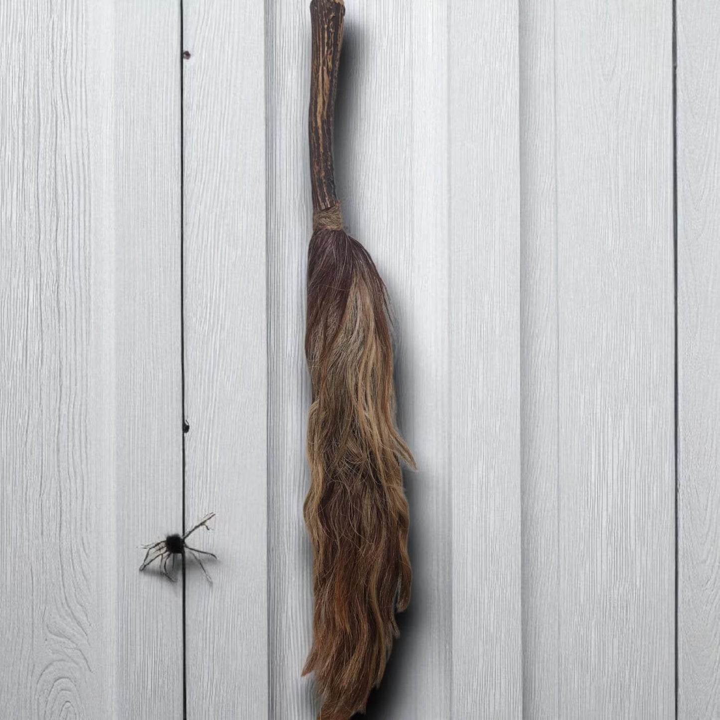 iruke africano con mango de asta de ciervo , Ifá Santeria Palo Mayombe babalawo