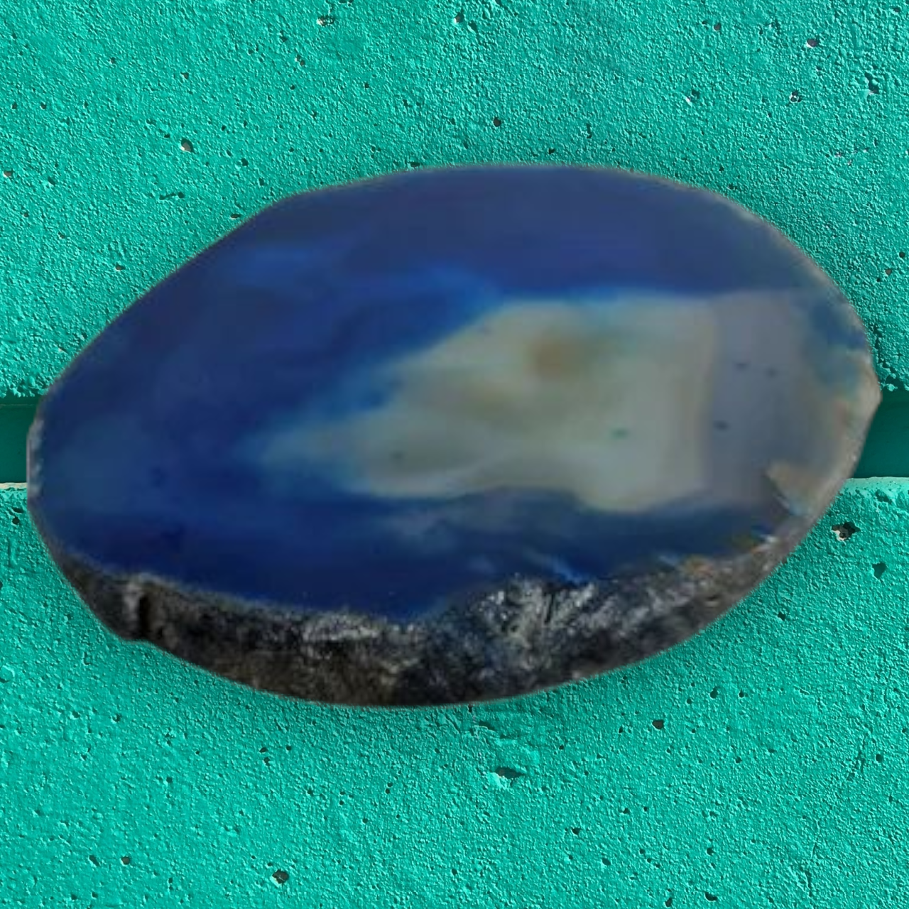 Ágata Geoda azul 16cm
