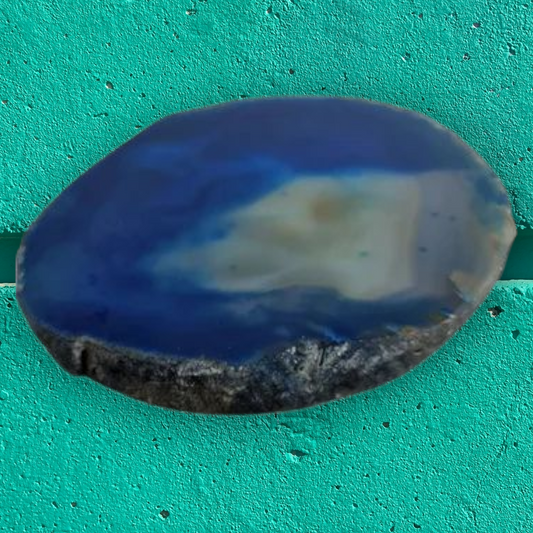 Ágata Geoda azul 16cm