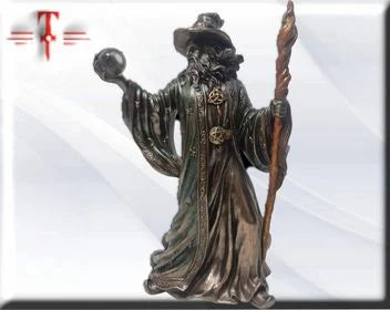 Statue des Gottes Dagda, mythologische Götter, esoterische und religiöse Gegenstände, handbemalt
