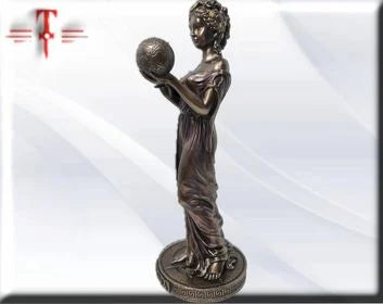 Statue des Gottes Dagda, mythologische Götter, esoterische und religiöse Gegenstände, handbemalt