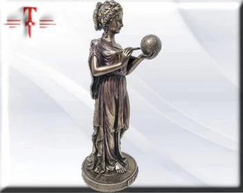 Statue des Gottes Dagda, mythologische Götter, esoterische und religiöse Gegenstände, handbemalt