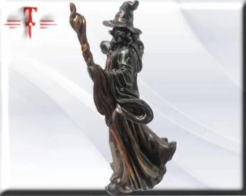 Statue des Gottes Dagda, mythologische Götter, esoterische und religiöse Gegenstände, handbemalt