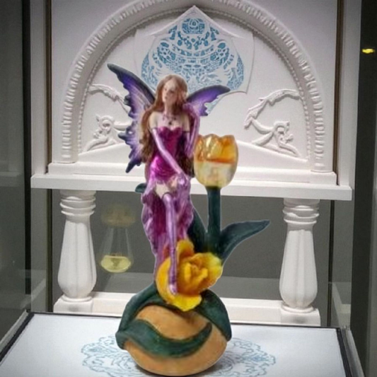 Hada con flor y luz , Mitos y leyendas , fantasía , Folklore