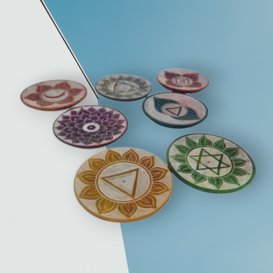 porta inciensos 7 chakras