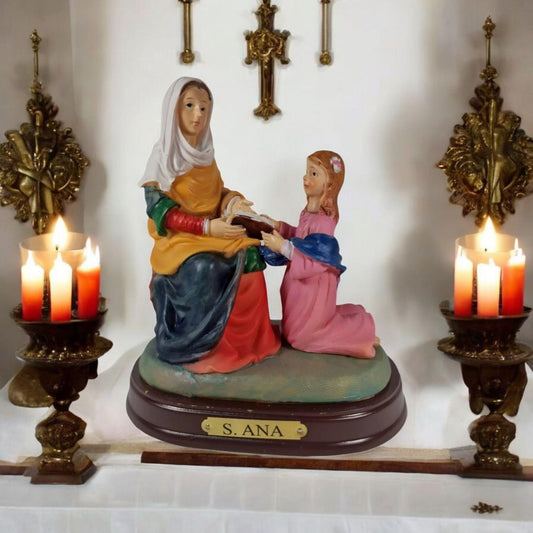 Virgen Santa Ana sentada , Santos y Vírgenes católicos , productos Religiosos