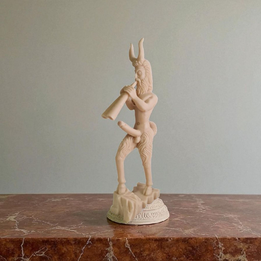 Statue des Gottes Dagda, mythologische Götter, esoterische und religiöse Gegenstände, handbemalt