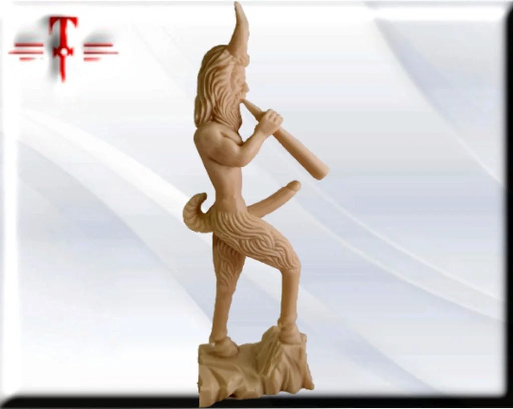 Statue des Gottes Dagda, mythologische Götter, esoterische und religiöse Gegenstände, handbemalt