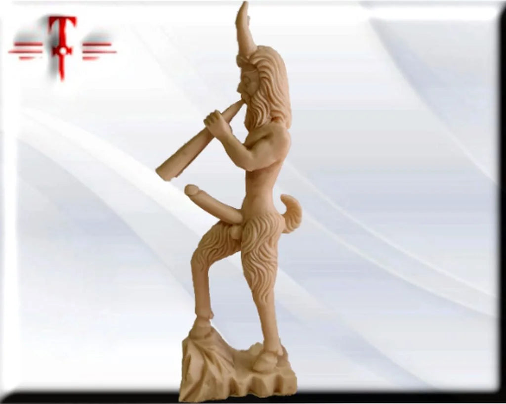 Statue des Gottes Dagda, mythologische Götter, esoterische und religiöse Gegenstände, handbemalt