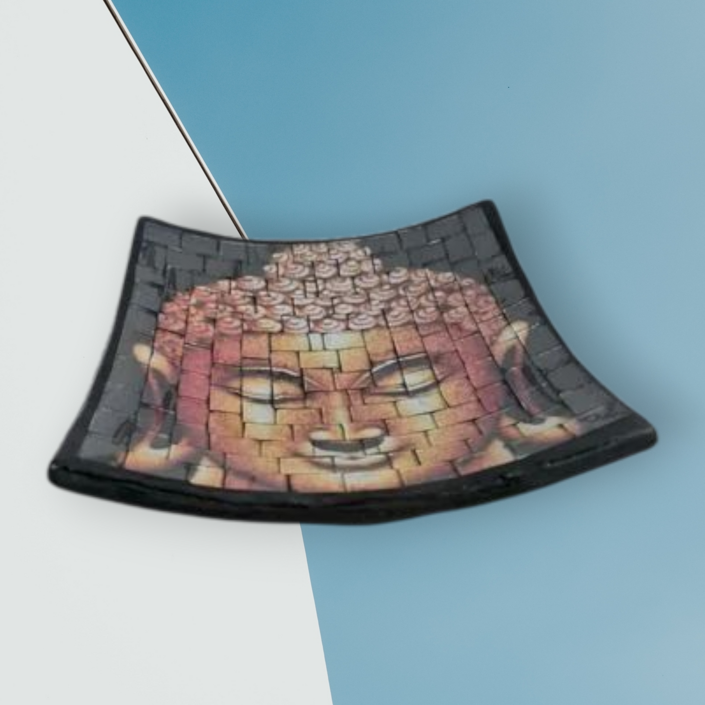 Plato mosaico Buda