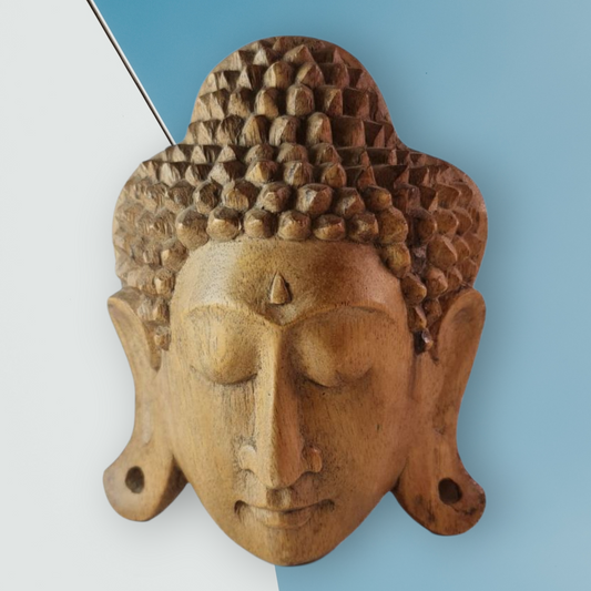 Máscara Buda en madera