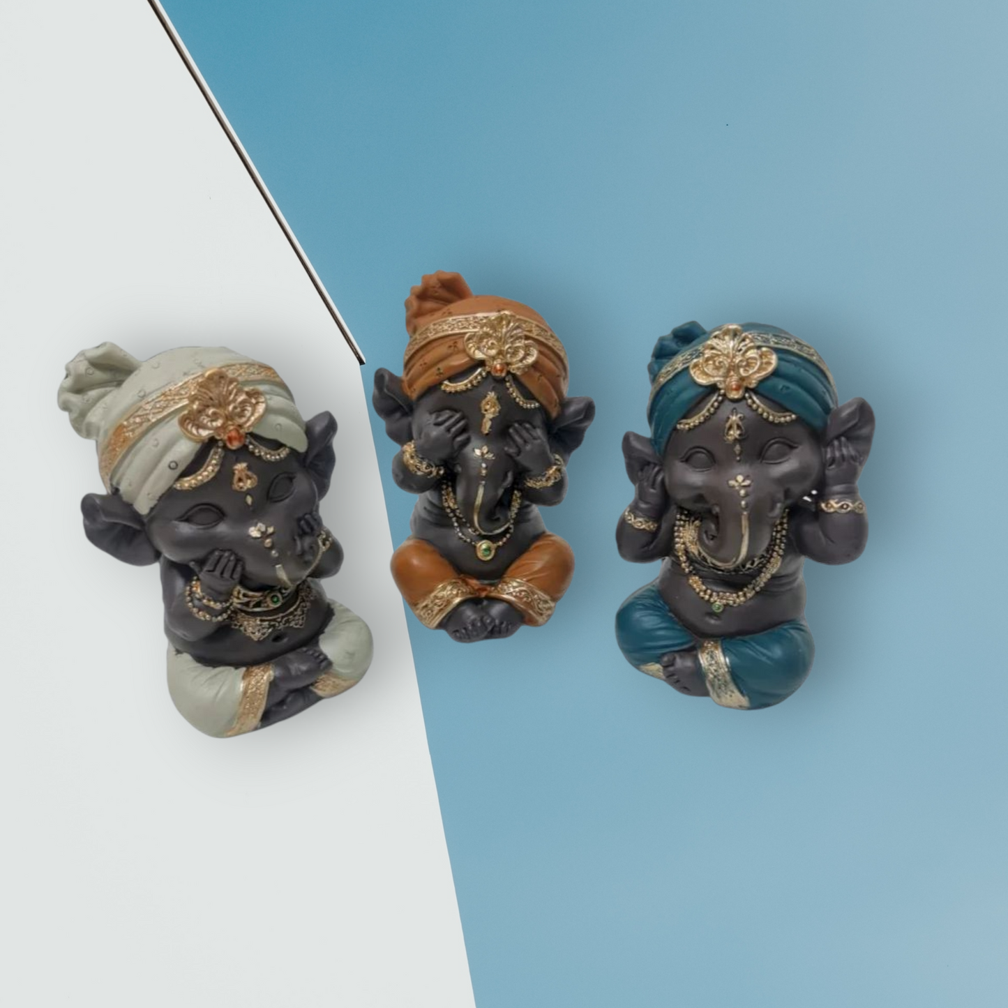 Trío de Ganeshas