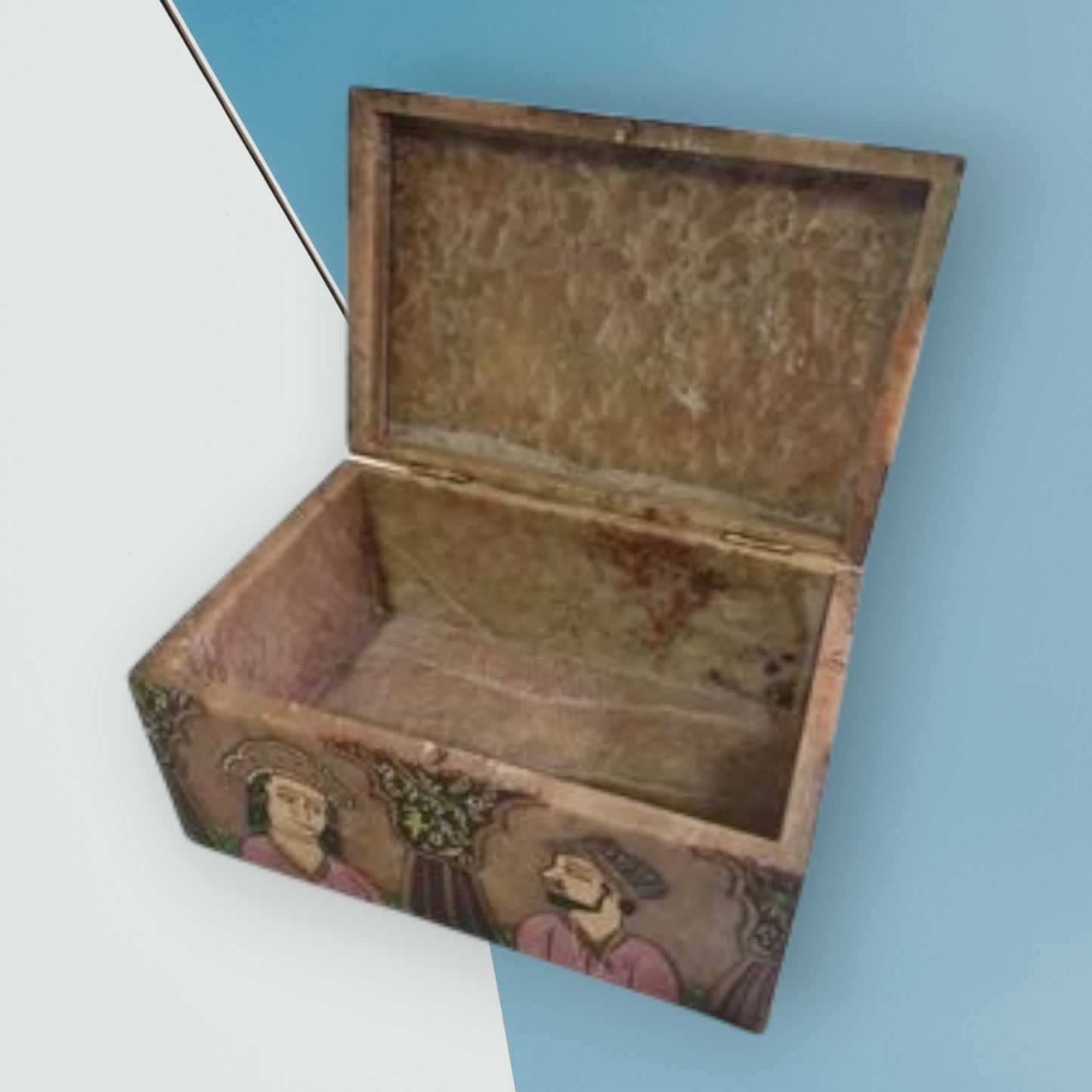 Caja Piedra pintada