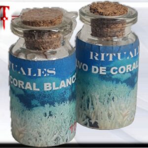 Polvos de coral blanco En la cristaloterapia y otros métodos de sanación holística