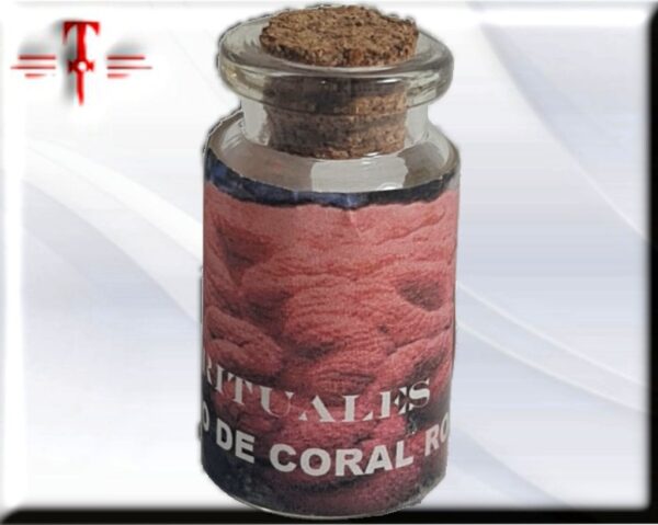 polvos de coral rojo En la cristaloterapia y otros métodos de sanación holística