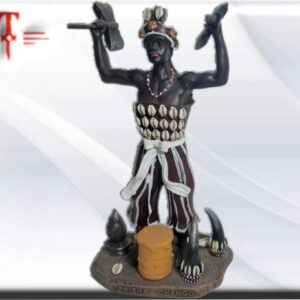 Shangó Dios del trueno es un Osha de cabecera. Orisha de la justicia, la danza, la fuerza viril, los truenos, rayos y el fuego, dueño de los tambores Batá