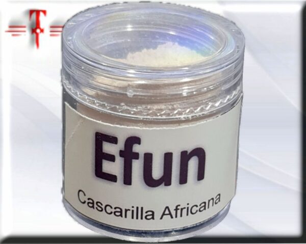 Efun africano ( como cascarilla ,solo que esta no esta hecha de cascara de huevo)