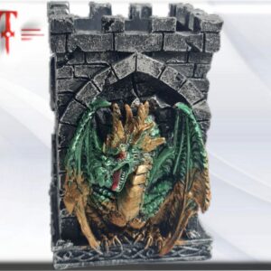 lapicero torre dragón articulo de maxima calidad. medidas 11.5*7*8cm peso: 314gr material : resina