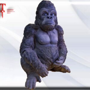 Kong gorila , hecho en resina alta calidad .muy detallado , Tamaño: 31*24*17 cm peso: 1.235gr material :resina