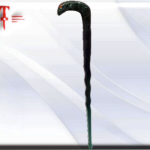 Bastón de carga serpiente , santería , Palo Mayombe , voodoo Material: Madera . altura: 95cm / 37.40 Inch . Peso - 554 gr