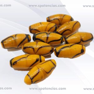 cuentas cerámica calabaza
