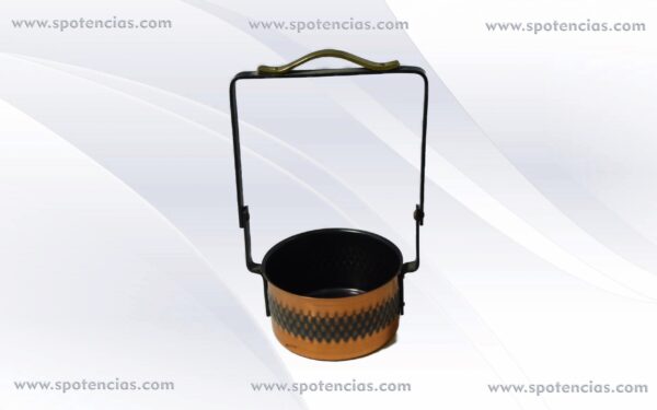 incensario cobre son recipientes utilizados para el sahumerio de materias aromáticas como el incienso
