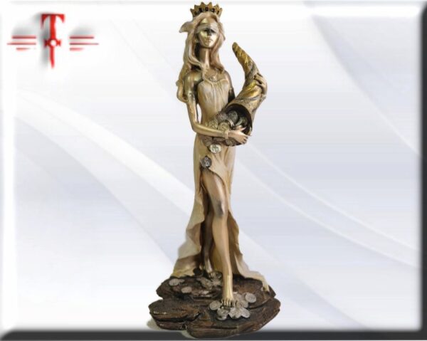 Diosa de la fortuna 28cm Abundantia es la diosa del éxito