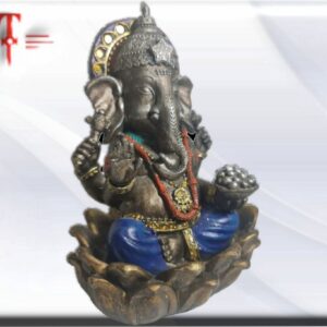 Figura Ganesha o Ganesh 18 cm . Es uno de los dioses más conocidos y adorados del panteón hinduista. ​