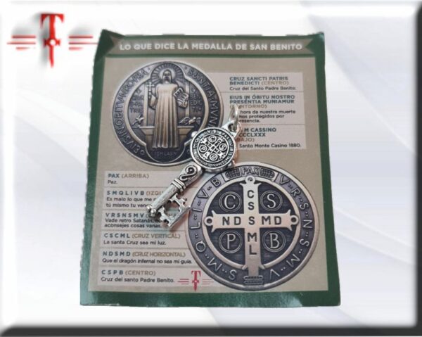 Amuleto Llave San Benito es un sacramental reconocido por la Iglesia con un gran poder de exorcismo