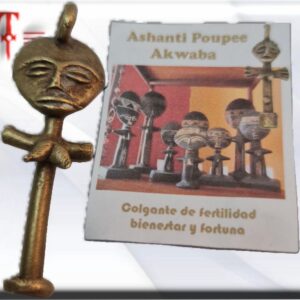 Amuleto Ashanti Akwaba Ghana Fertilidad  para la fertilidad