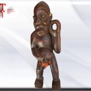 Fetiche Fang Gabon Son figuras humanas talladas en diversos tipos de madera representan a personajes de importancia para la vida de la comunidad