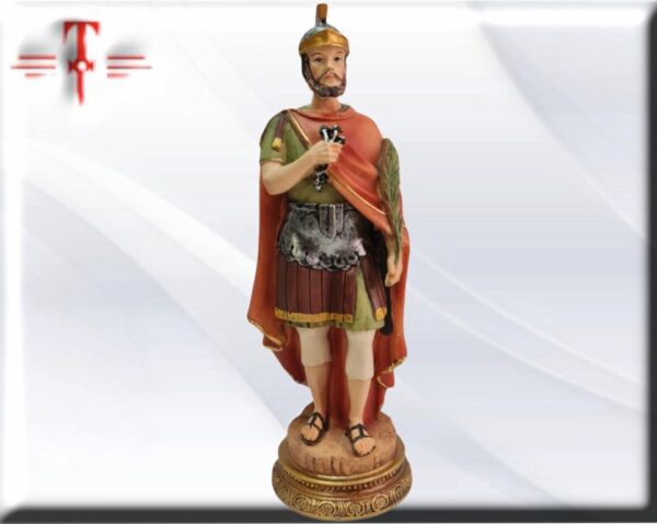 San Cosma médico vestido como un soldado romano