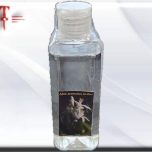 Agua de Azahar Es un líquido aromático que se obtiene de la destilación de flores de azahar con alcohol.