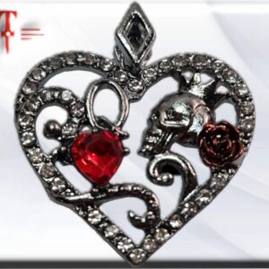 Colgante corazón calavera mod.103 Las joyas han tenido multitud de usos a lo largo de la historia