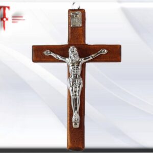 Cruz madera 9.5cm representa los cuatro elementos de la antigüedad