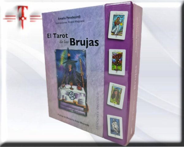 Tarot de Las Brujas + libro pack es asimismo un oráculo de sabiduría que se apoya en 28 naipes correspondientes a los 28 días del mes lunar