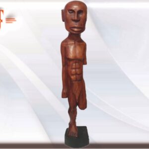Figura de madera orisha osain dios de las selvas plantas medicinas santeria palo mayombe vodun