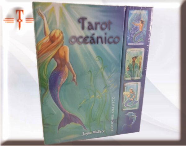 Tarot oceanico libro + baraja de 78 cartas ( tamaño 8*13cm ) - peso 527 gr