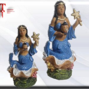 Orisha Yemaya concha Es una orisha femenina, es la deidad de las aguas saladas. Es la orisha de la maternidad.