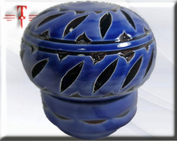 incensario cerámica esmaltado Tamaño: 21 cm / 8.26 " Peso: 523gr Material: cerámica
