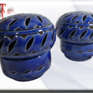 incensario cerámica esmaltado Tamaño: 21 cm / 8.26 " Peso: 523gr Material: cerámica