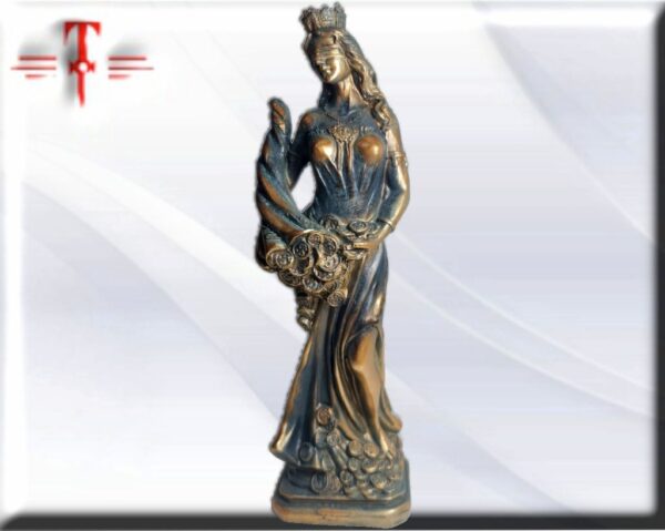 Diosa de la fortuna 20cm . Abundantia es la diosa del éxito, la prosperidad y la fortuna en la mitología romana.