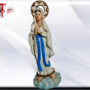 Virgen de Lourdes 8cm Tamaño: 8cm / 3.14 Inch peso: 45gr material :resina